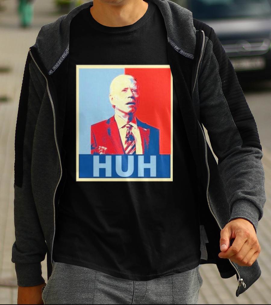 Huh Joe Biden Red Blue T-Shirt