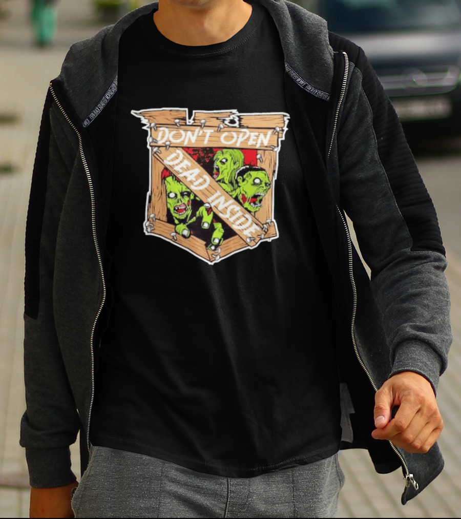 New York Rangers Halloween Don't Open Dead Inside Zombie T-Shirt