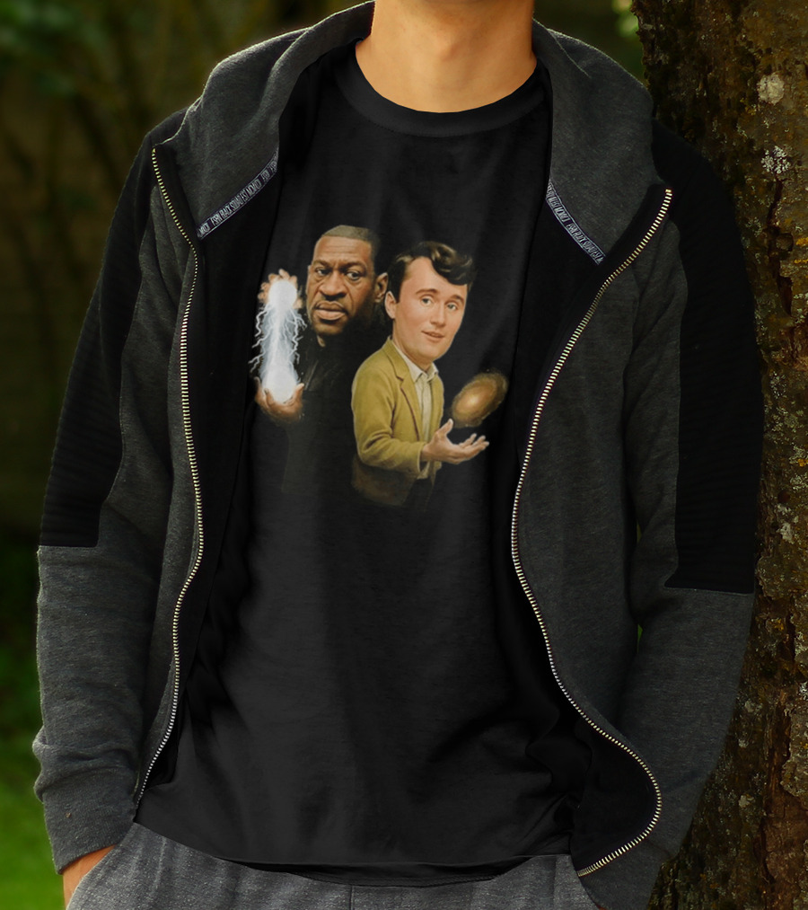 George Floyd And Charlie Kirk Wizard T-Shirt