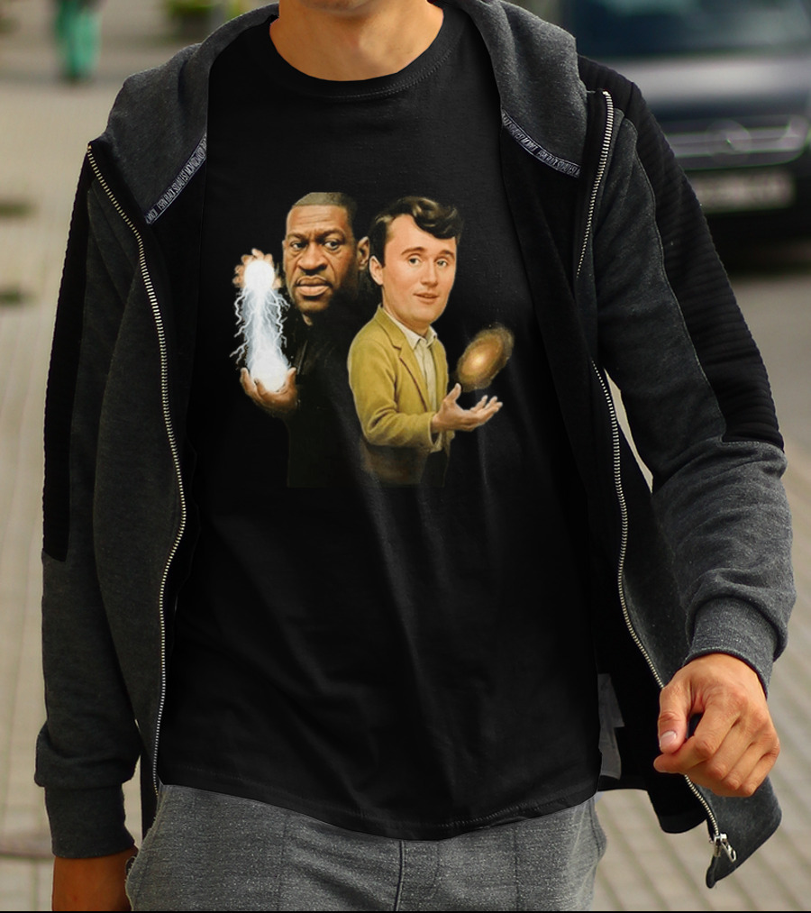 George Floyd And Charlie Kirk Wizard T-Shirt