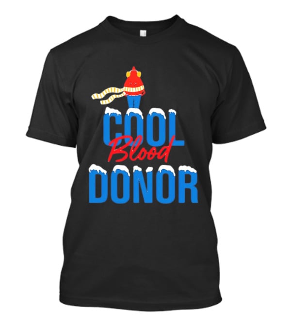 Cool Blood Donor Winter T-Shirt