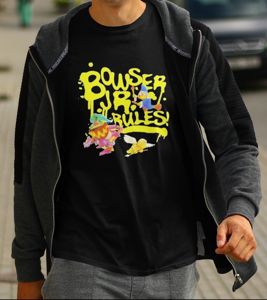 Bowser Jr Rules With Colorful Characters And Fun Styles T-Shirt