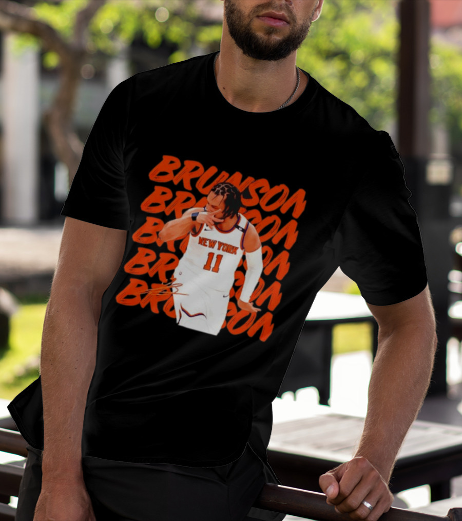Brunson 11 New York Knicks Basketball Player T-Shirt