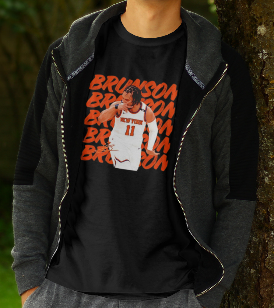 Brunson 11 New York Knicks Basketball Player T-Shirt