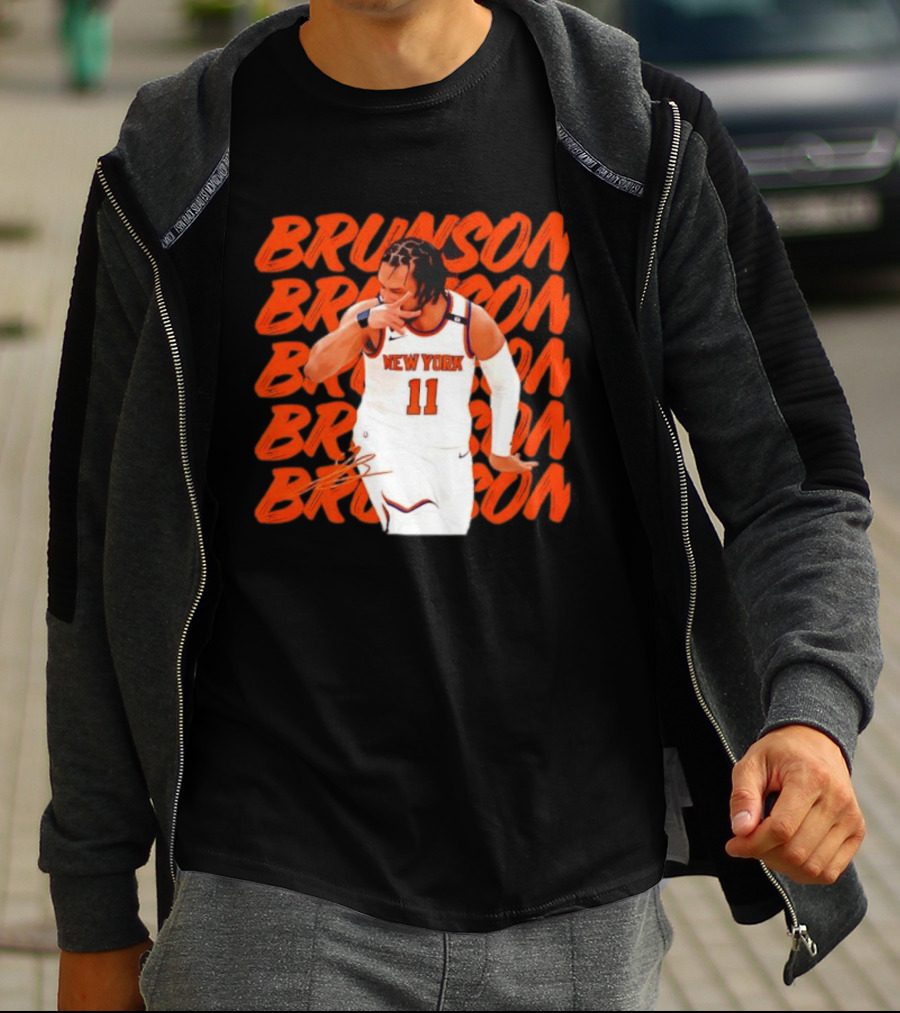Brunson 11 New York Knicks Basketball Player T-Shirt