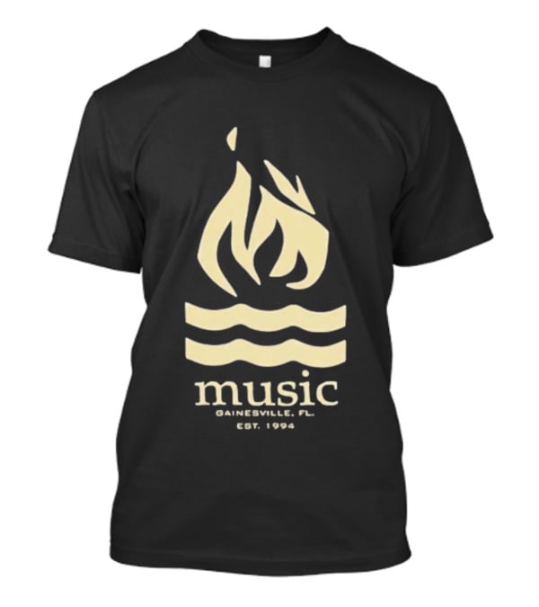 Hot Water Music Gainesville FL Est 1994 Flame And Waves T-Shirt