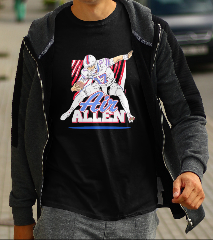 Buffalo Bills Air Allen Football Player Pose T-Shirt
