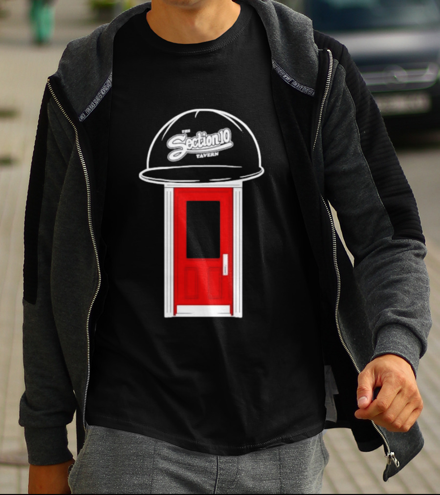 The Section 10 Tavern Red Door Boston Red Sox Fenway Park Baseball T-Shirt