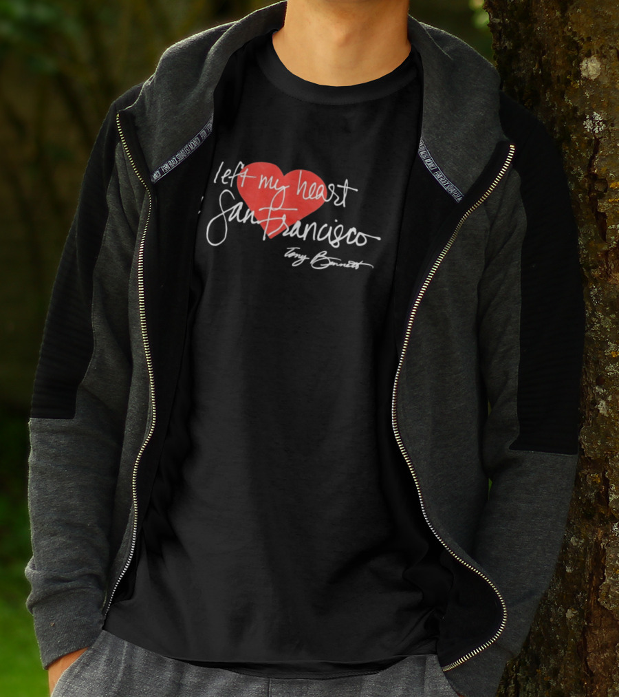 I Left My Heart In San Francisco Tony Bennett T-Shirt