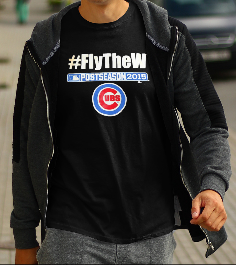 #FlyTheW Chicago Cubs Postseason 2015 T-Shirt