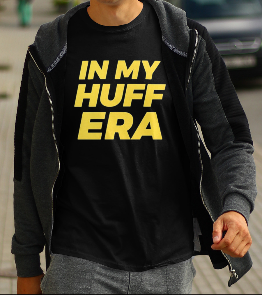 In My Huff Era Trendy Bold Yellow Text Fashion T-Shirt