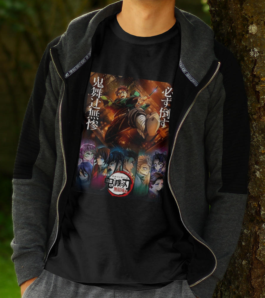 Infinity Castle Arc Kimetsu No Yaiba Demon Slayer Film Trilogy Characters T-Shirt