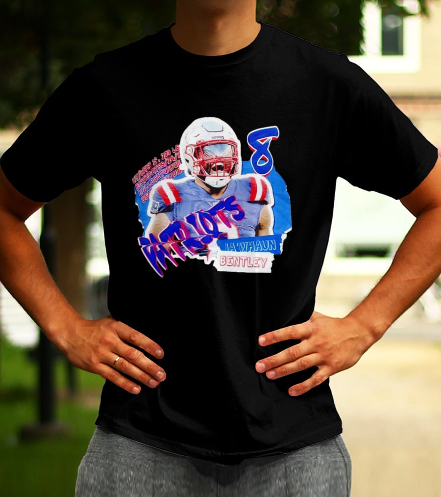 Patriots Ja'whaun Bentley New England 8 Football Superstars T-Shirt