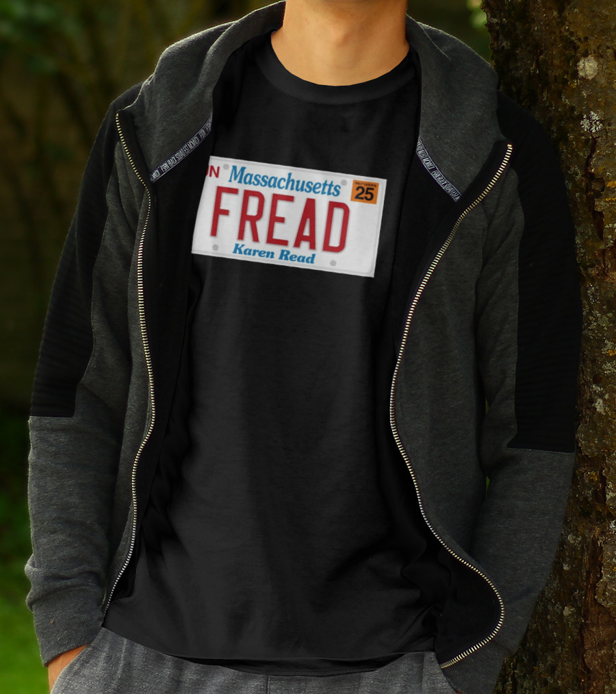 JUN Massachusetts FREAD Karen Read License Plate 25 T-Shirt