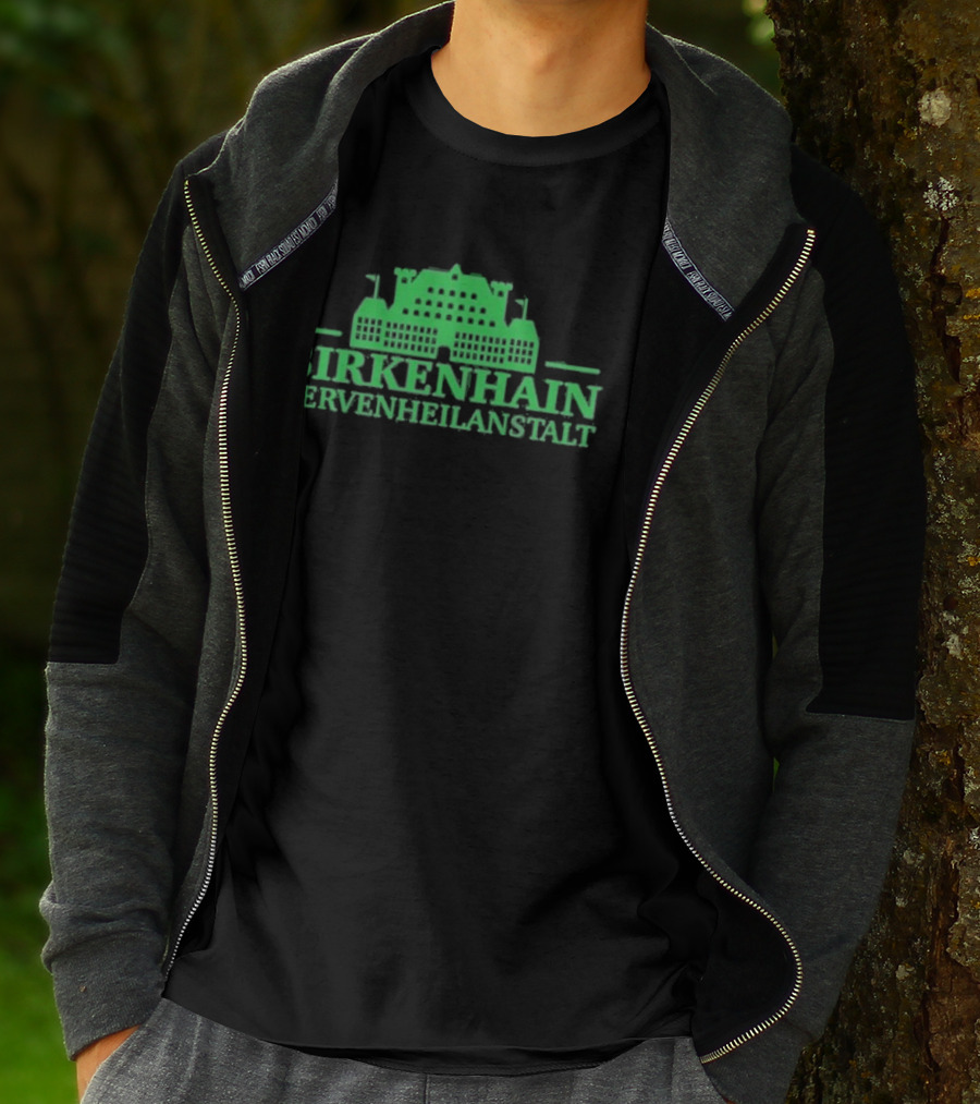 Kiz Birkenhain Nervenheilanstalt Building Icon Green T-Shirt