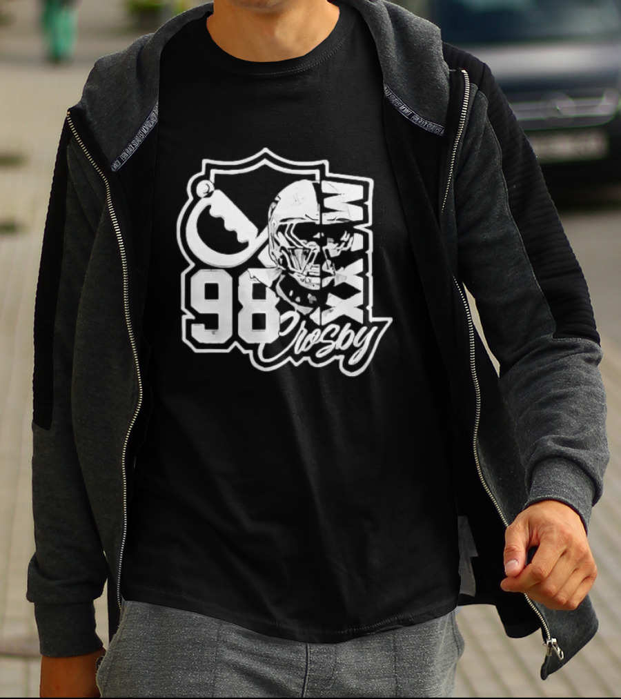 Maxx Crosby 98 Las Vegas Raiders NFL Football Helmet T-Shirt