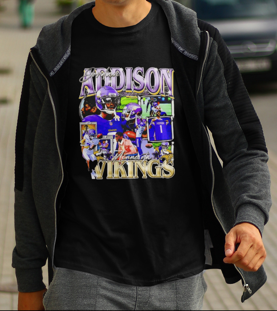Jordan Addison Minnesota Vikings Stars And Highlights T-Shirt