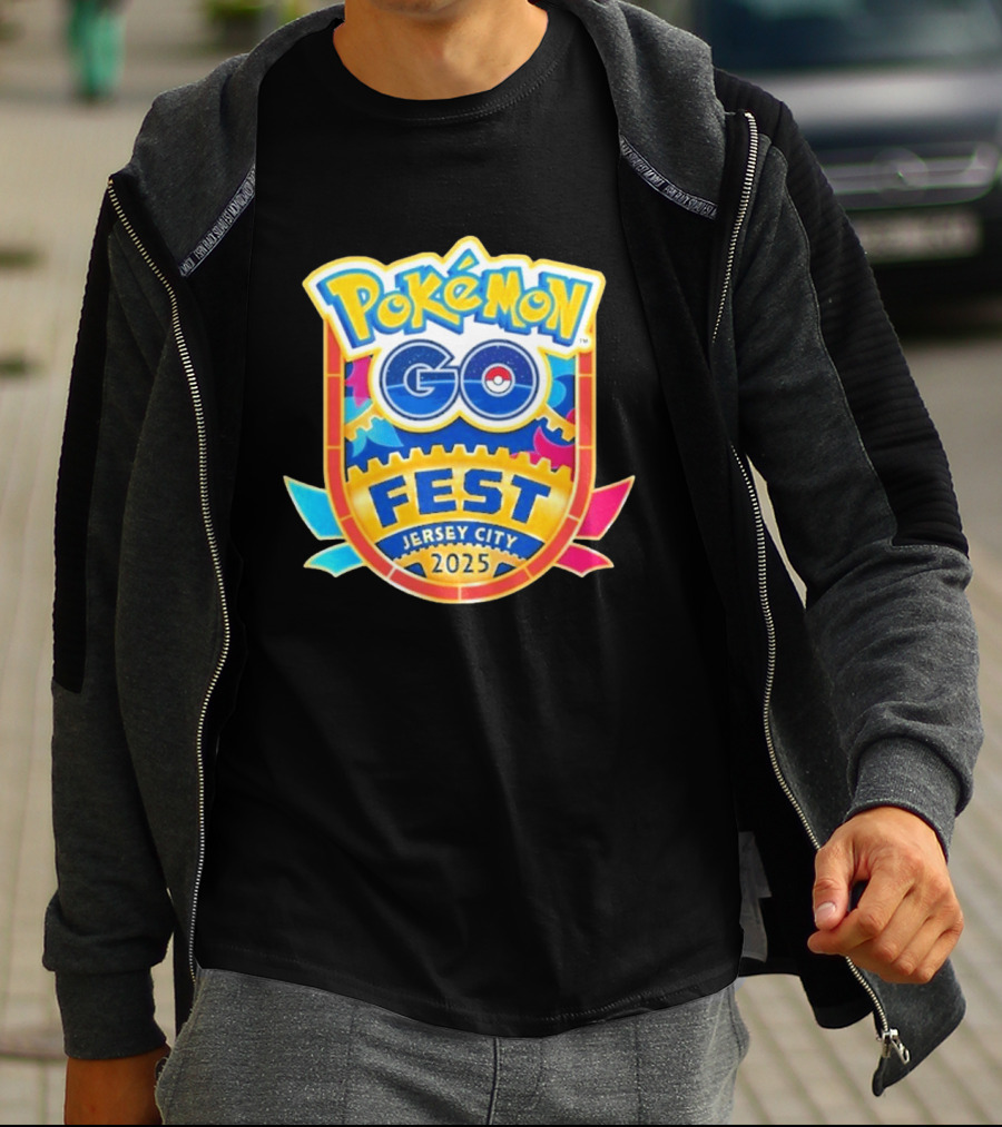Pokémon Go Fest 2025 Jersey City Event T-Shirt