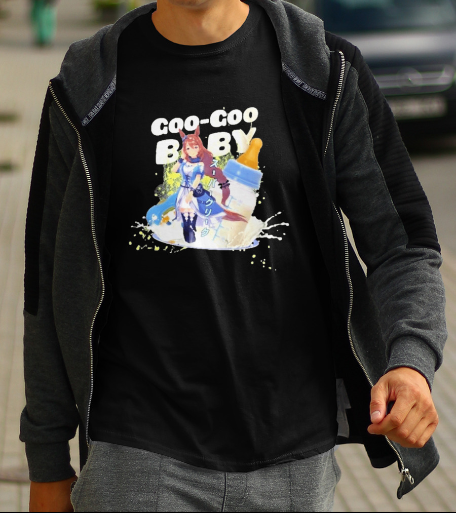 Goo Goo Baby Super Creek Uma Musume Pretty Derby Milk Bottle T-Shirt