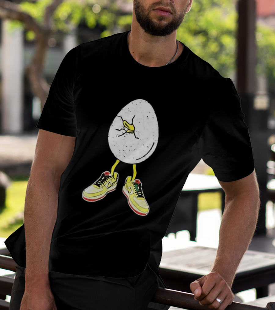 Oregon Football Fit For Flight Go Ducks Egg Cracked Sneakers Retro Nike T-Shirt