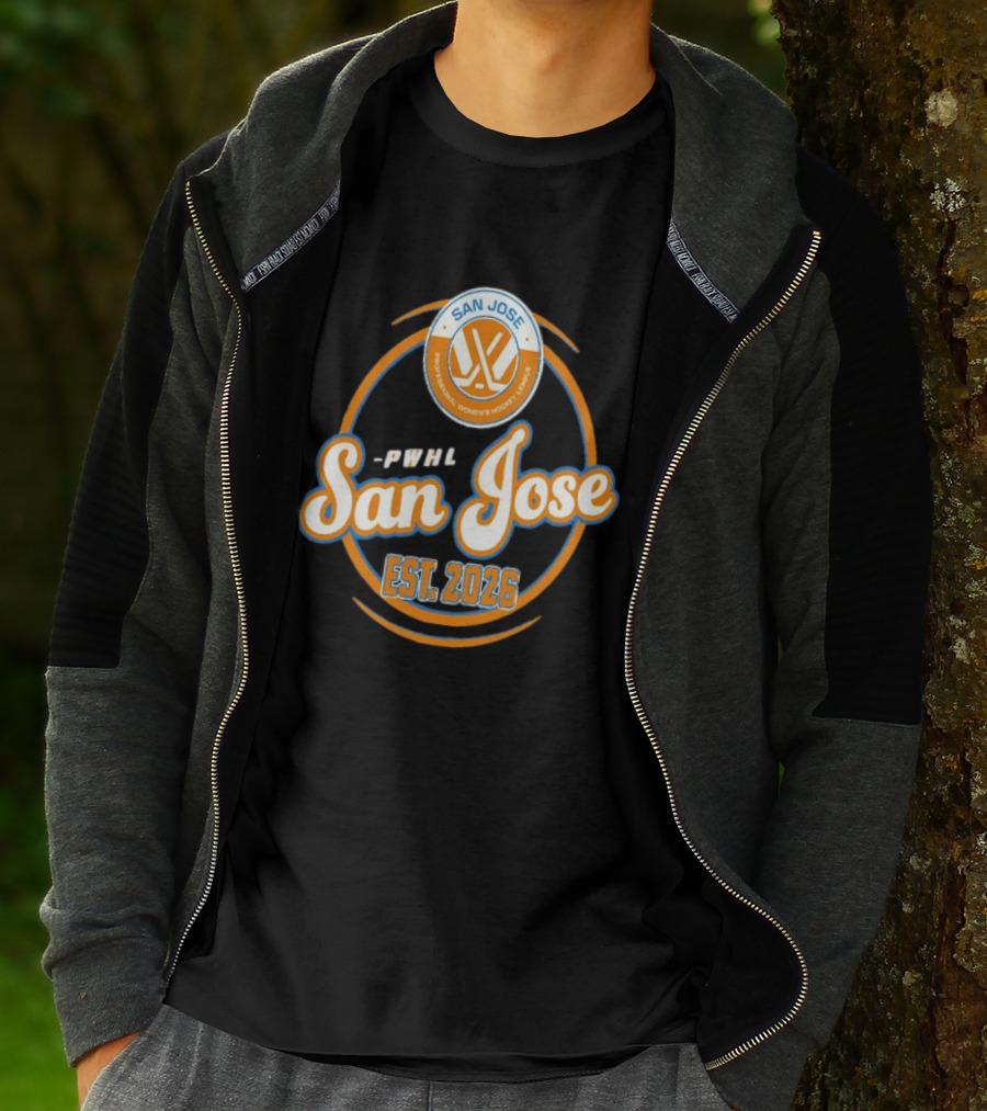 PWHL San Jose Professional Women's Hockey League Est. 2026 T-Shirt