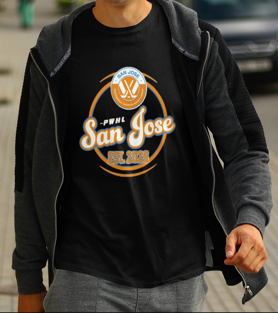 PWHL San Jose Professional Women's Hockey League Est. 2026 T-Shirt