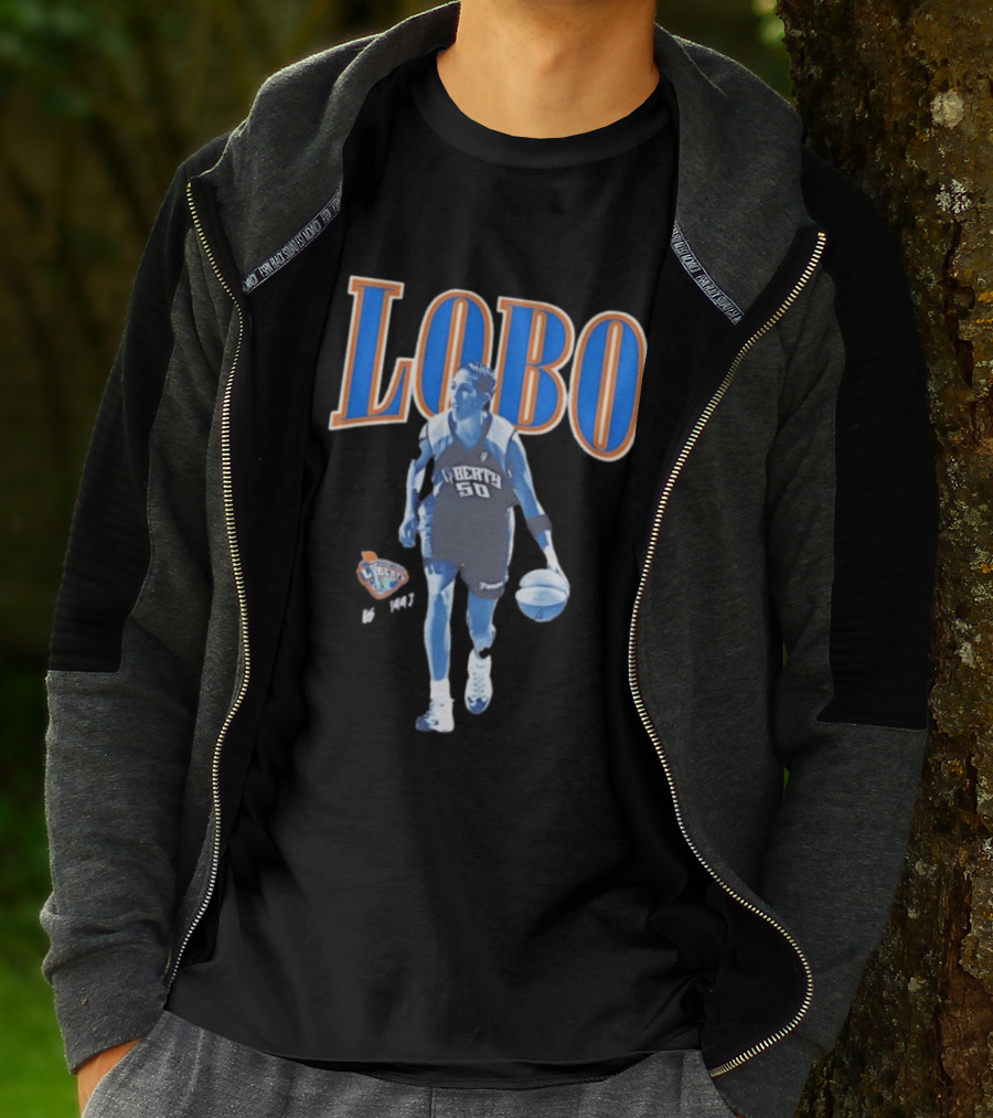 Lobo 50 New York Liberty WNBA Player Basketball T-Shirt