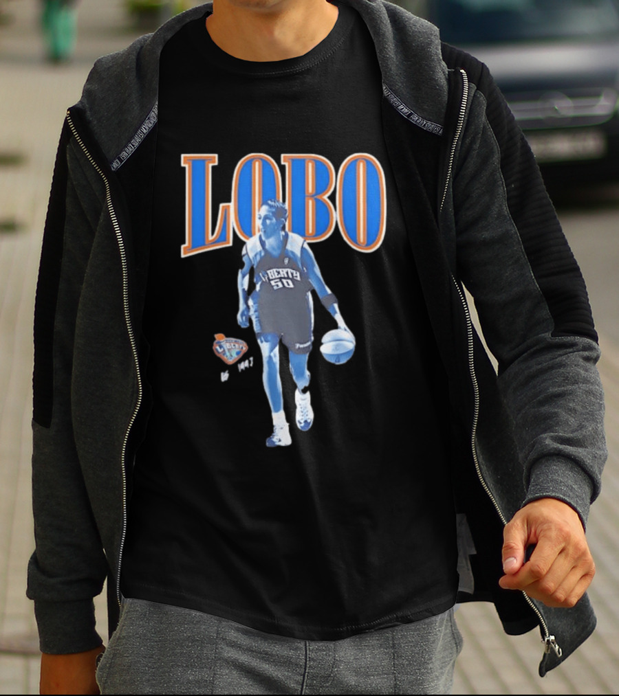Lobo 50 New York Liberty WNBA Player Basketball T-Shirt