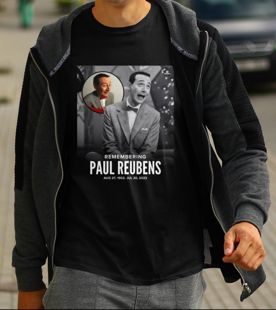 Remembering Paul Reubens Aug 27 1952 July 30 2023 Pee Wee Herman Legacy Memorial T-Shirt