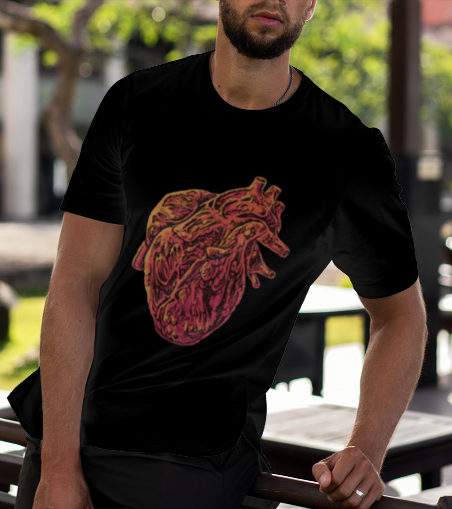 Rise Records The Acacia Strain Gravebloom Black Anatomical Heart T-Shirt