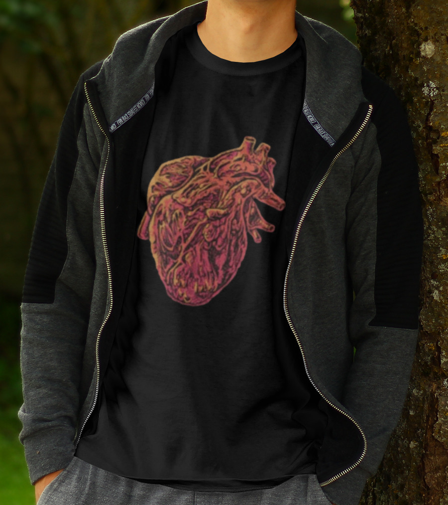 Rise Records The Acacia Strain Gravebloom Black Anatomical Heart T-Shirt