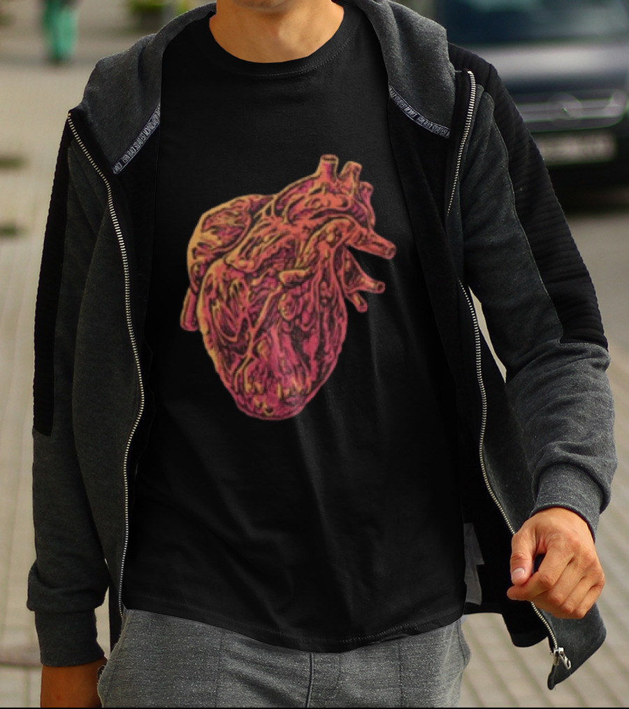 Rise Records The Acacia Strain Gravebloom Black Anatomical Heart T-Shirt