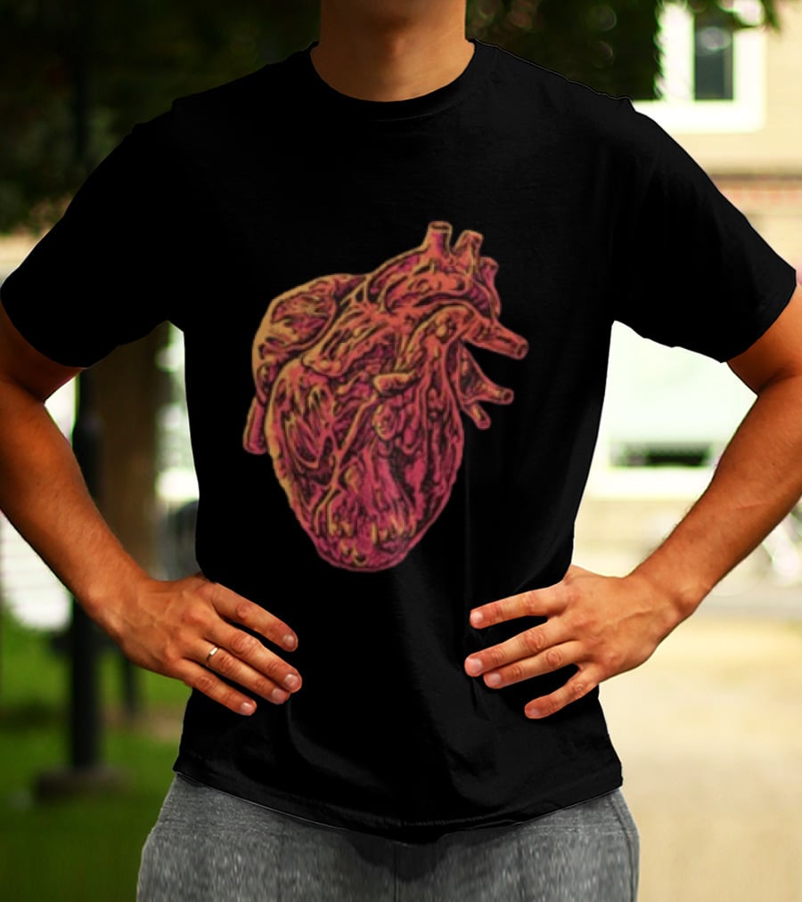 Rise Records The Acacia Strain Gravebloom Black Anatomical Heart T-Shirt