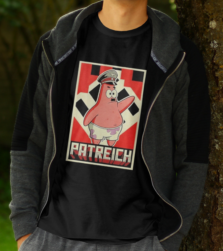 Sponge Patrick Hitler Star T-Shirt