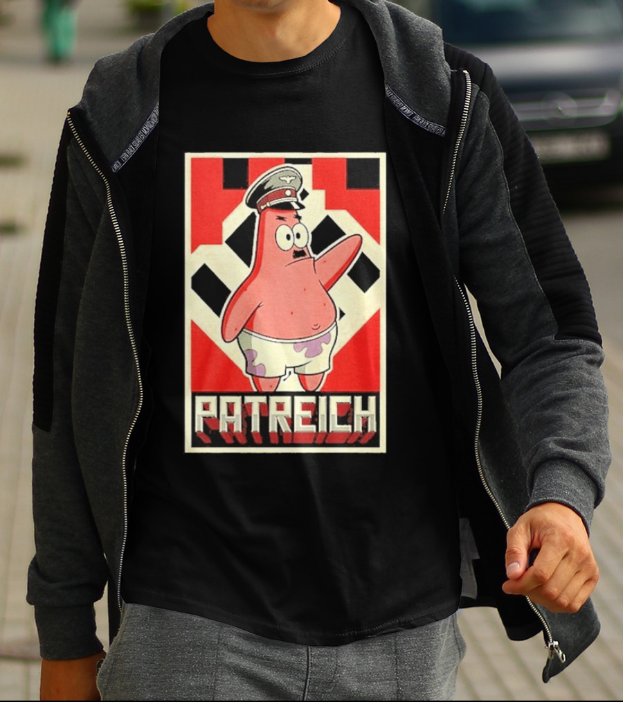 Sponge Patrick Hitler Star T-Shirt