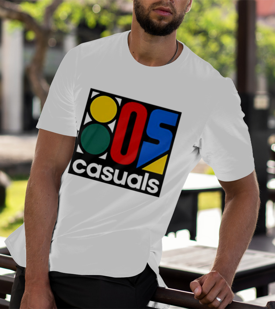 80s Casuals Retro Style Colorful Geometric Icon Collection T-Shirt