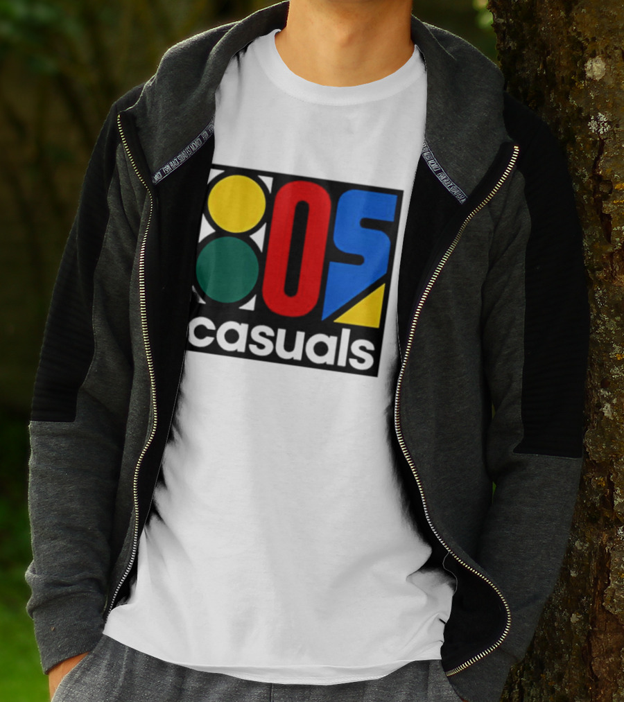 80s Casuals Retro Style Colorful Geometric Icon Collection T-Shirt