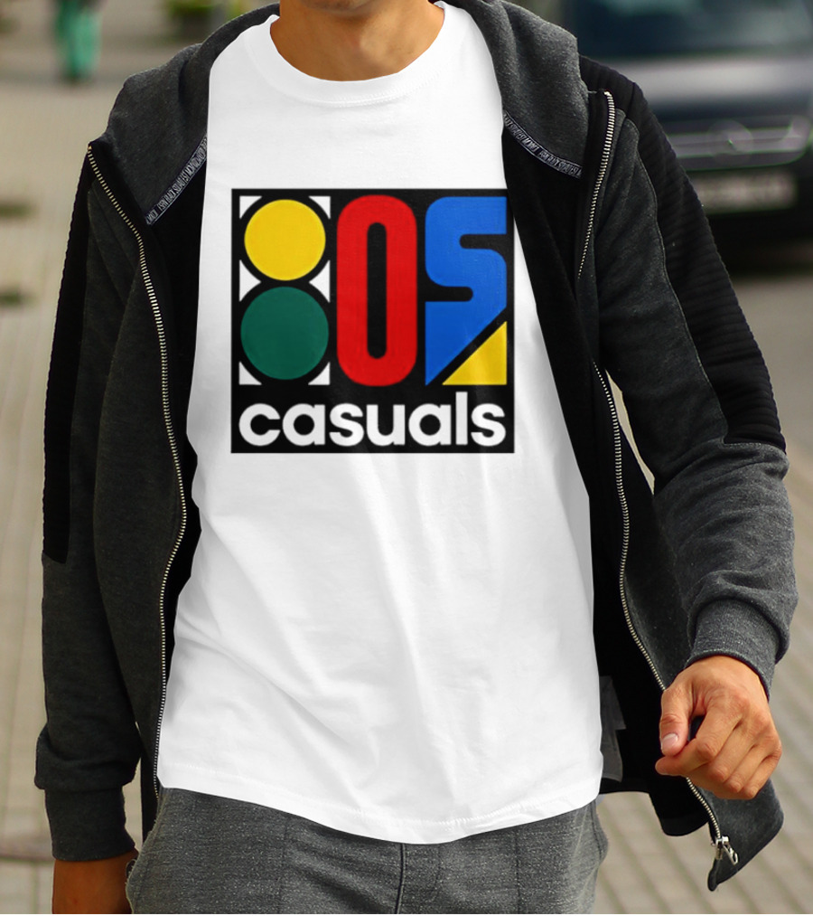 80s Casuals Retro Style Colorful Geometric Icon Collection T-Shirt