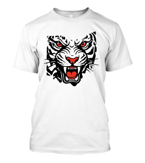 Clemson Tigers Head Clemson University Fierce Tiger Face T-Shirt
