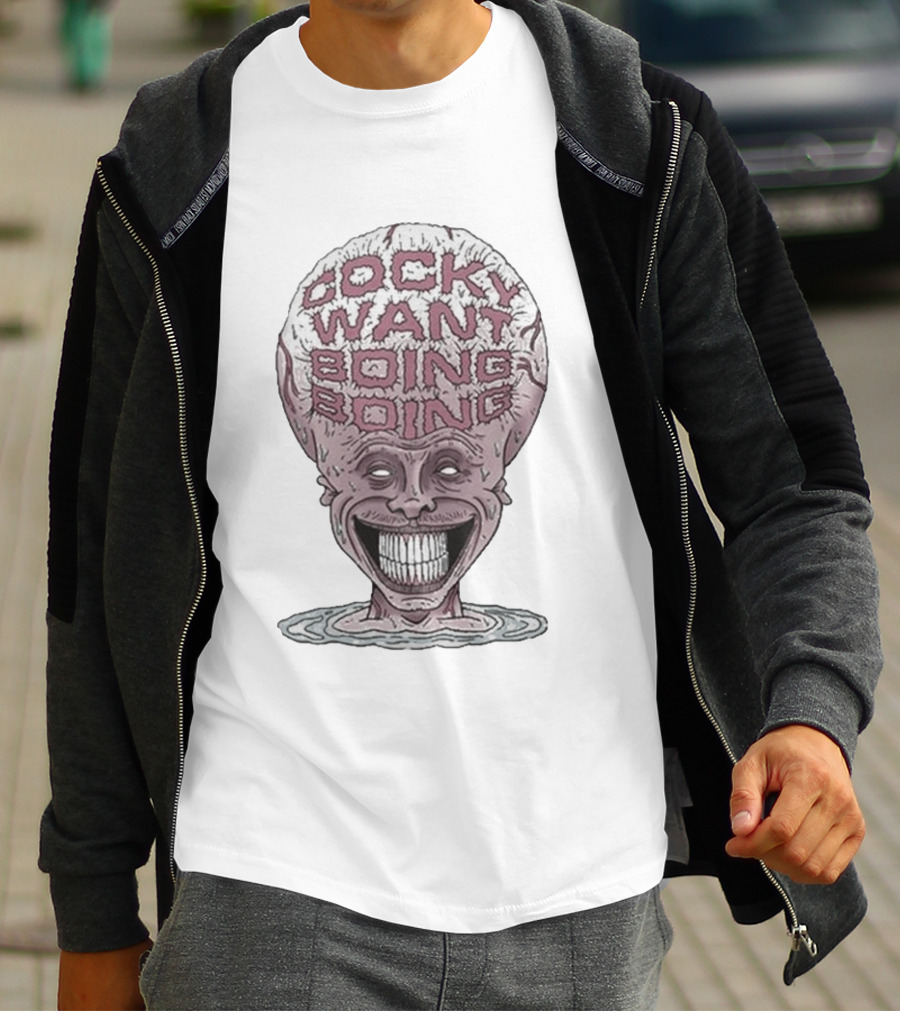 Cocky Want Boing Boing Meme Brain T-Shirt