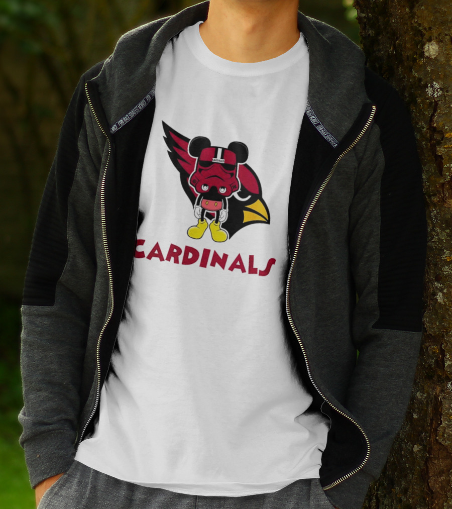 Arizona Cardinals Mickey Mouse Stormtrooper T-Shirt