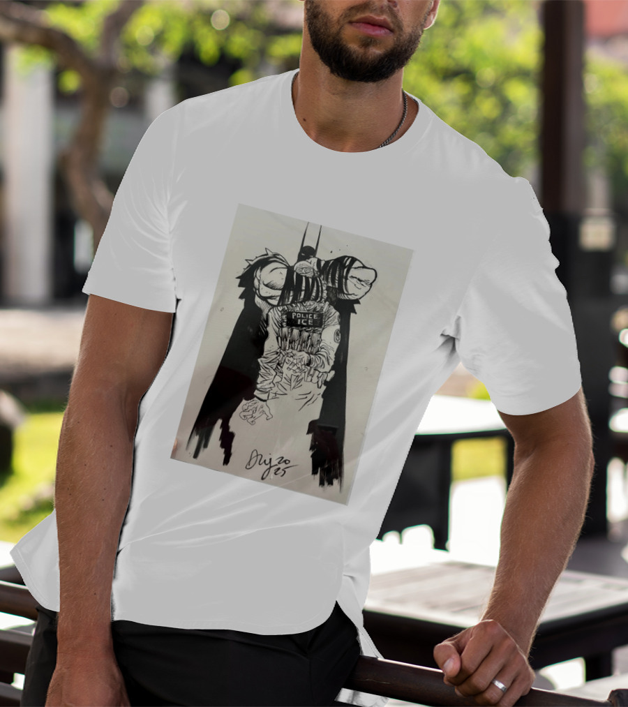 Awesome Absolute Batman Police ICE Daniel Warren Johnson DC Comics 2025 T-Shirt