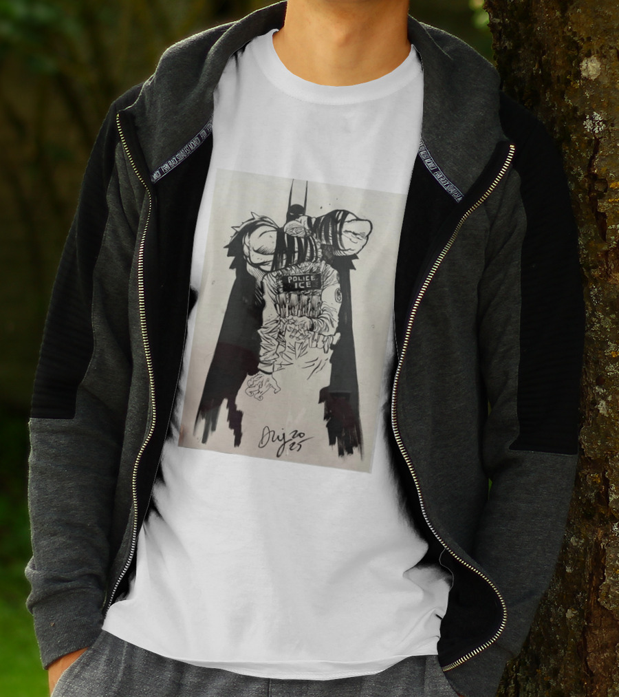 Awesome Absolute Batman Police ICE Daniel Warren Johnson DC Comics 2025 T-Shirt