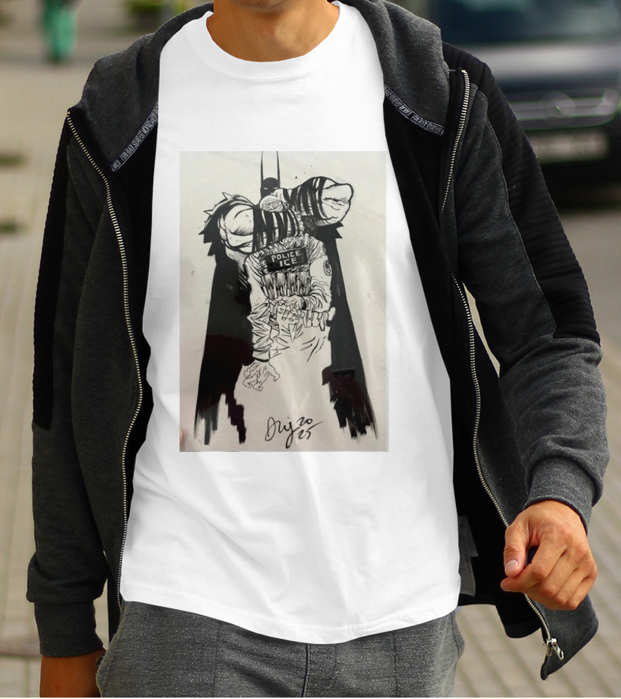 Awesome Absolute Batman Police ICE Daniel Warren Johnson DC Comics 2025 T-Shirt