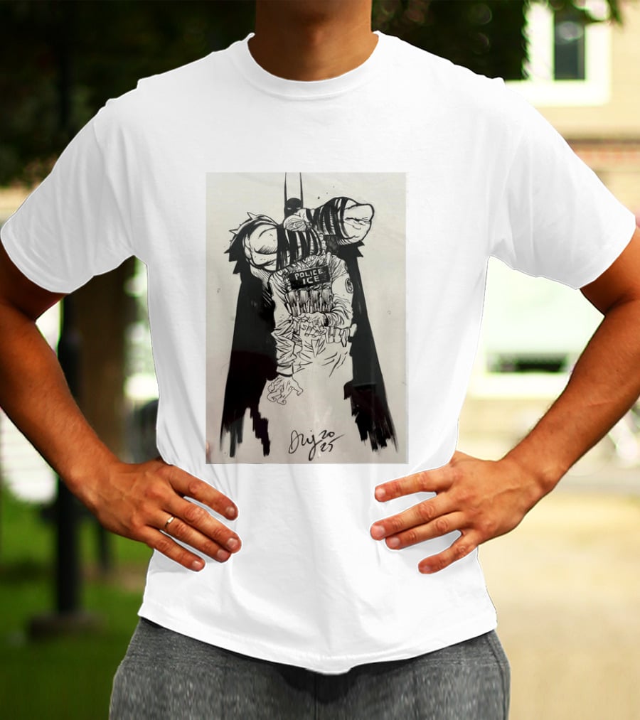 Awesome Absolute Batman Police ICE Daniel Warren Johnson DC Comics 2025 T-Shirt