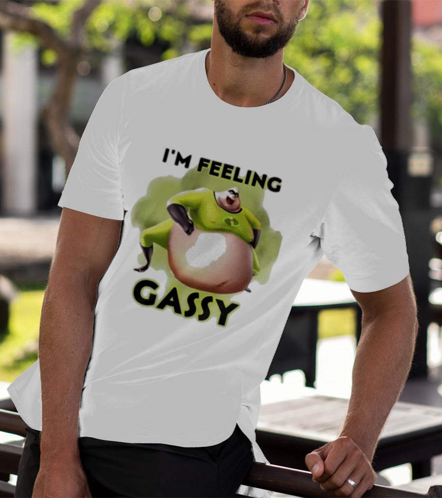 I'm Feeling Gassy Superhero Parody 2025 T-Shirt