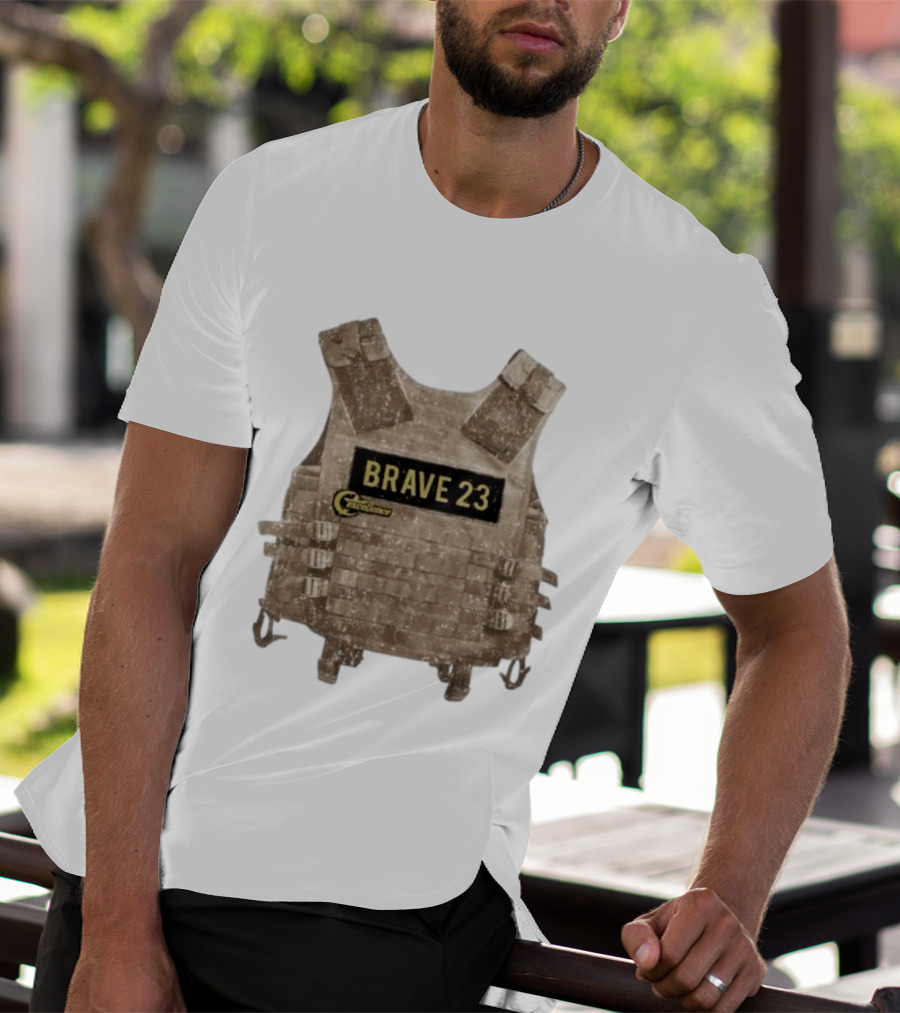 Awesome Camouflage Brave 23 Excellence Tactical Vest T-Shirt