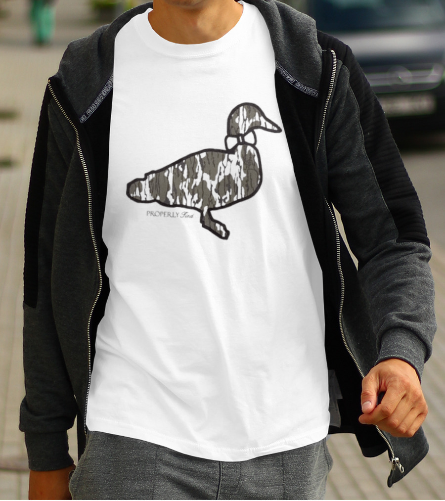 Duck Silhouette Camo Wildlife T-Shirt