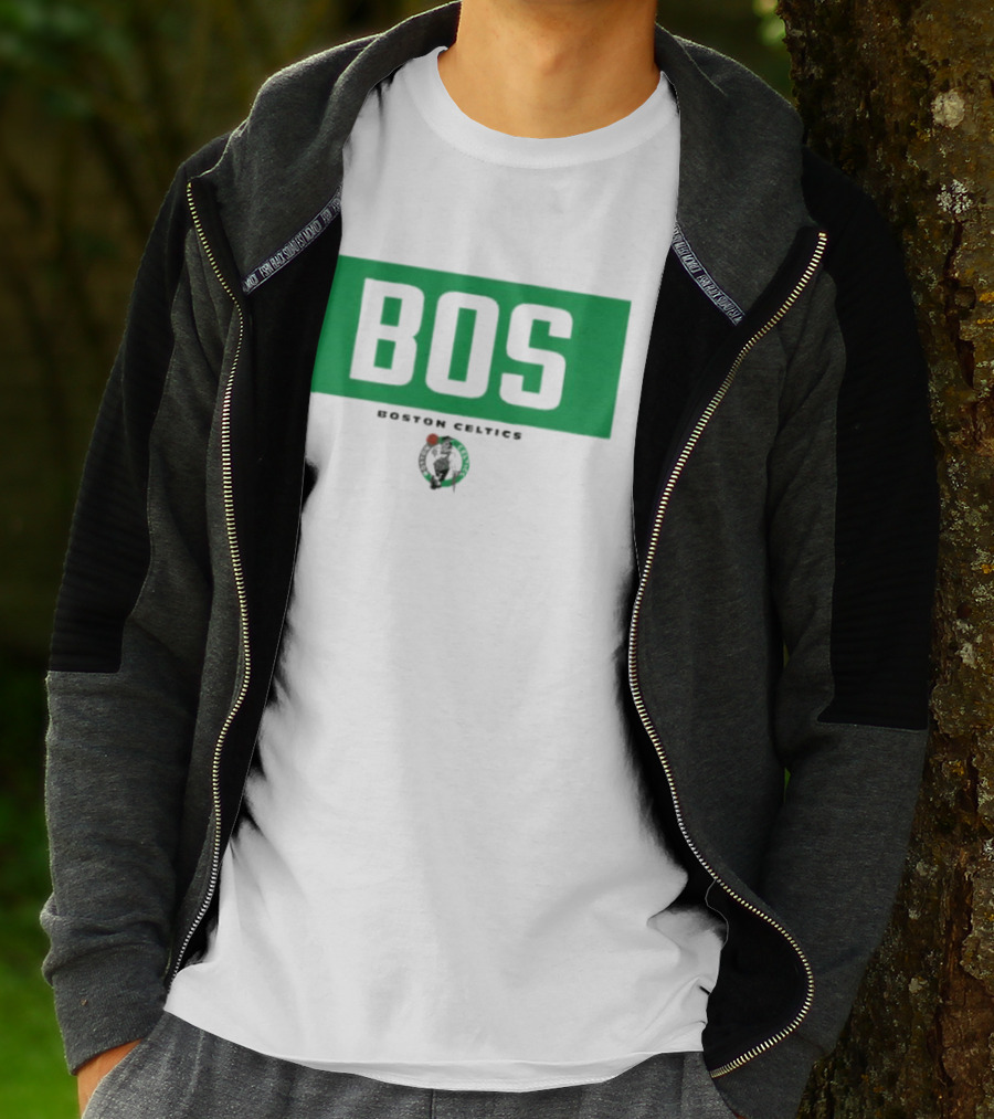 Boston Celtics BOS Crossbar NBA Basketball T-Shirt