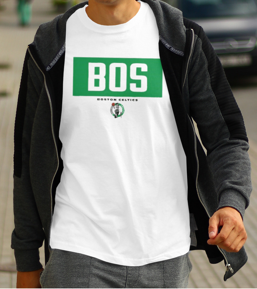Boston Celtics BOS Crossbar NBA Basketball T-Shirt